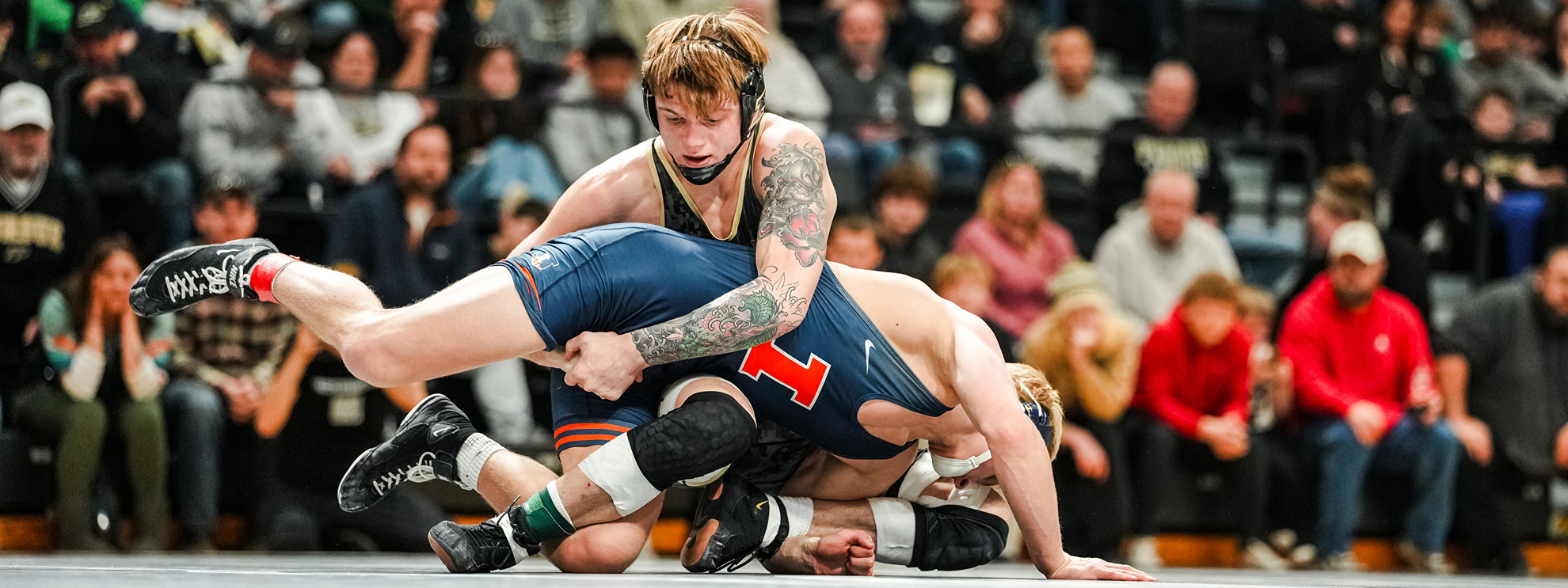 Blaze, Clark Earn Victories in #24 Purdue’s Loss to #11 Illinois